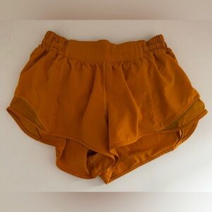 Lululemon Hotty Hot 2.5” Orange Shorts